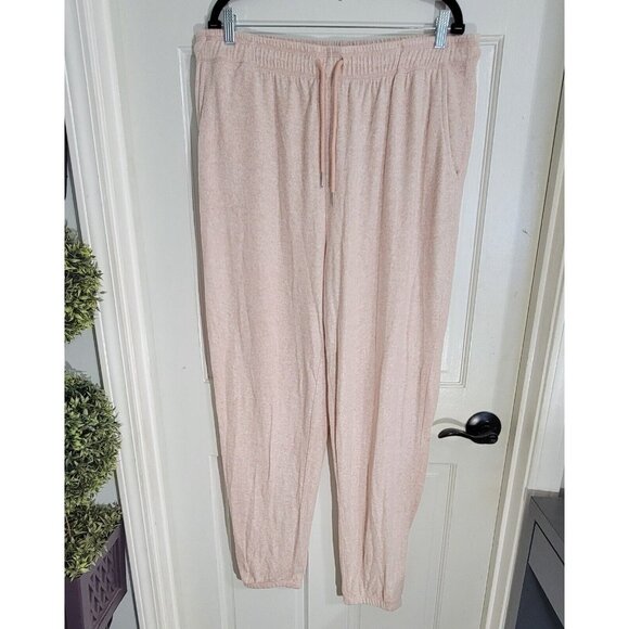 H By Halston Womens Pink Jogger Pants Drawstring Elastic Waist Size XL NWT - Picture 4 of 12